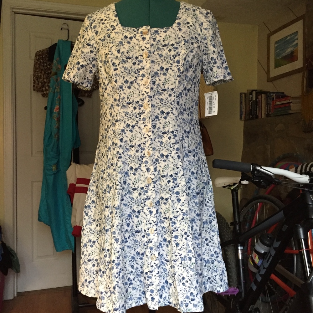 LAST CHANCE Vintage floral sears dress with tags